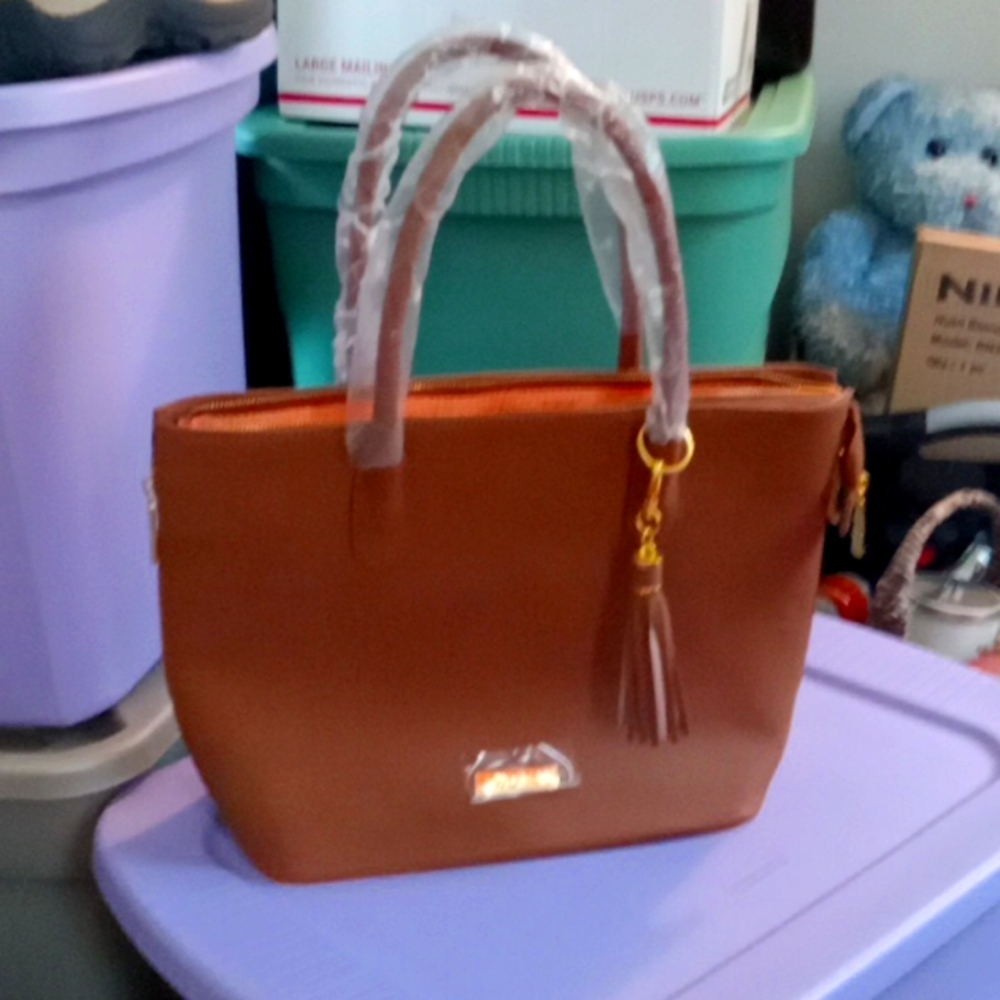 Joy &.Iman bag, brown. NEW - Picture 1 of 6